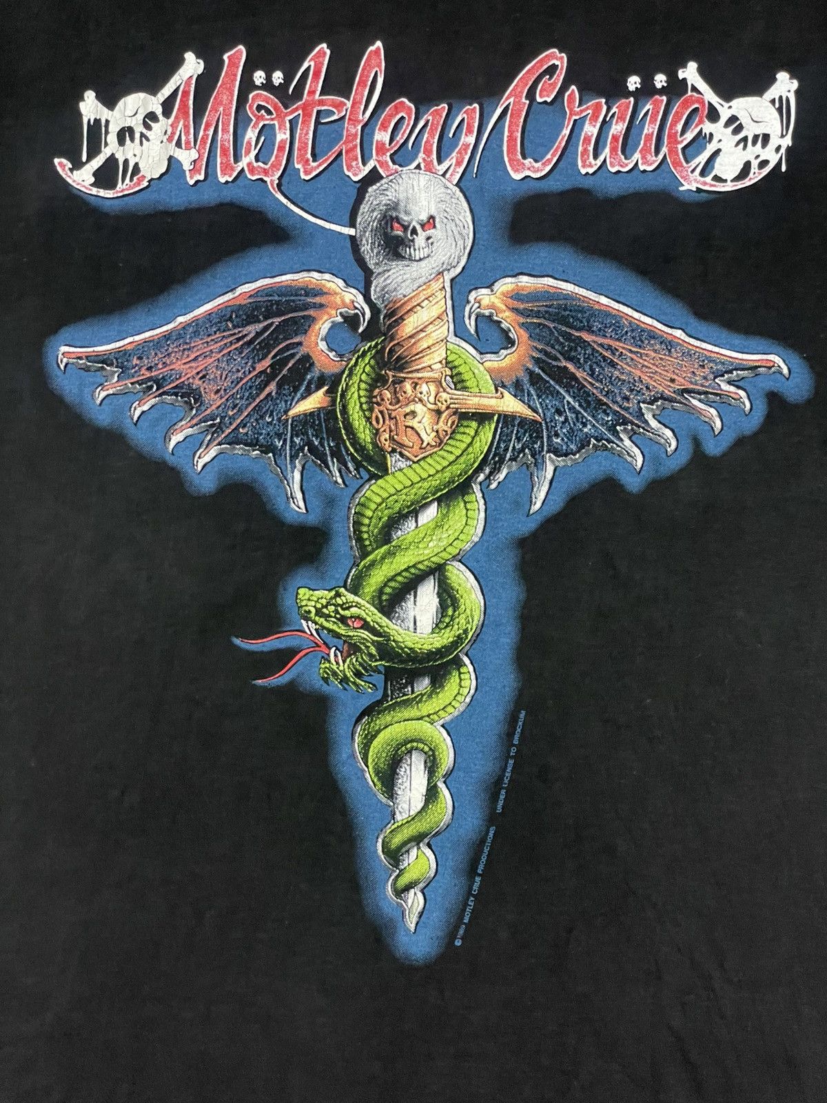 Band Tees Vintage 80s Motley Crue Brockum Tag T-Shirt Size US M / EU 48-50 / 2 - 3 Thumbnail