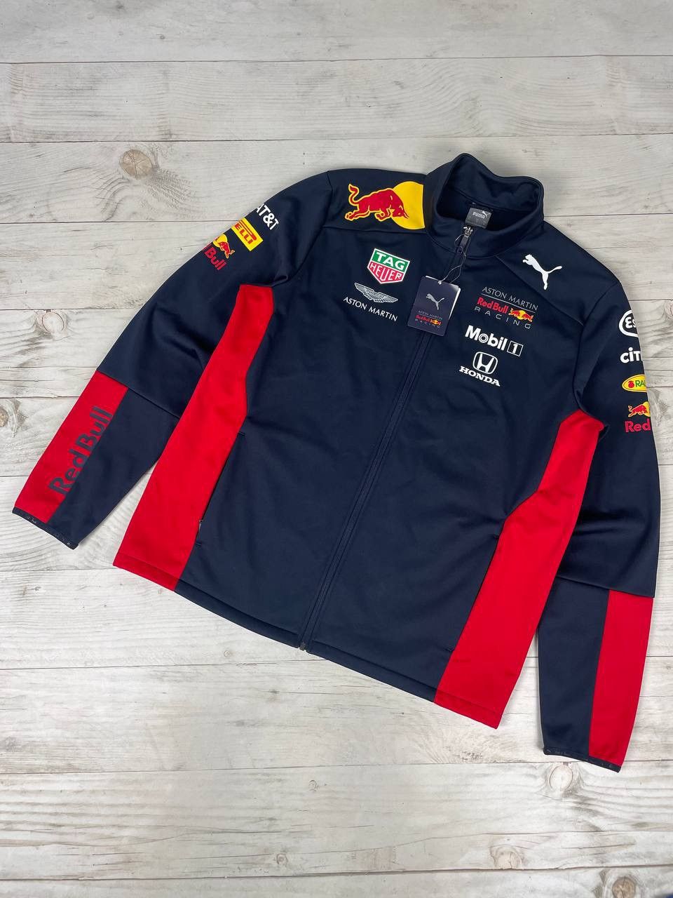 Honda Racing Red Bull Vintage Puma Honda Red Bull Racing Soft Shell Jacket F1 Grailed