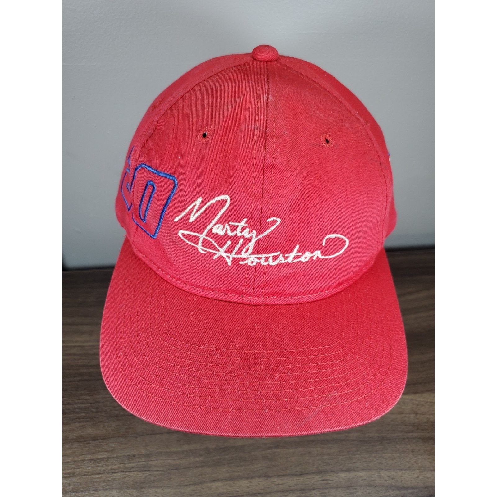 NASCAR × Vintage Marty Houston Racing #20 Snapback Hat Cap Truck Series IGA Size ONE SIZE - 3 Thumbnail