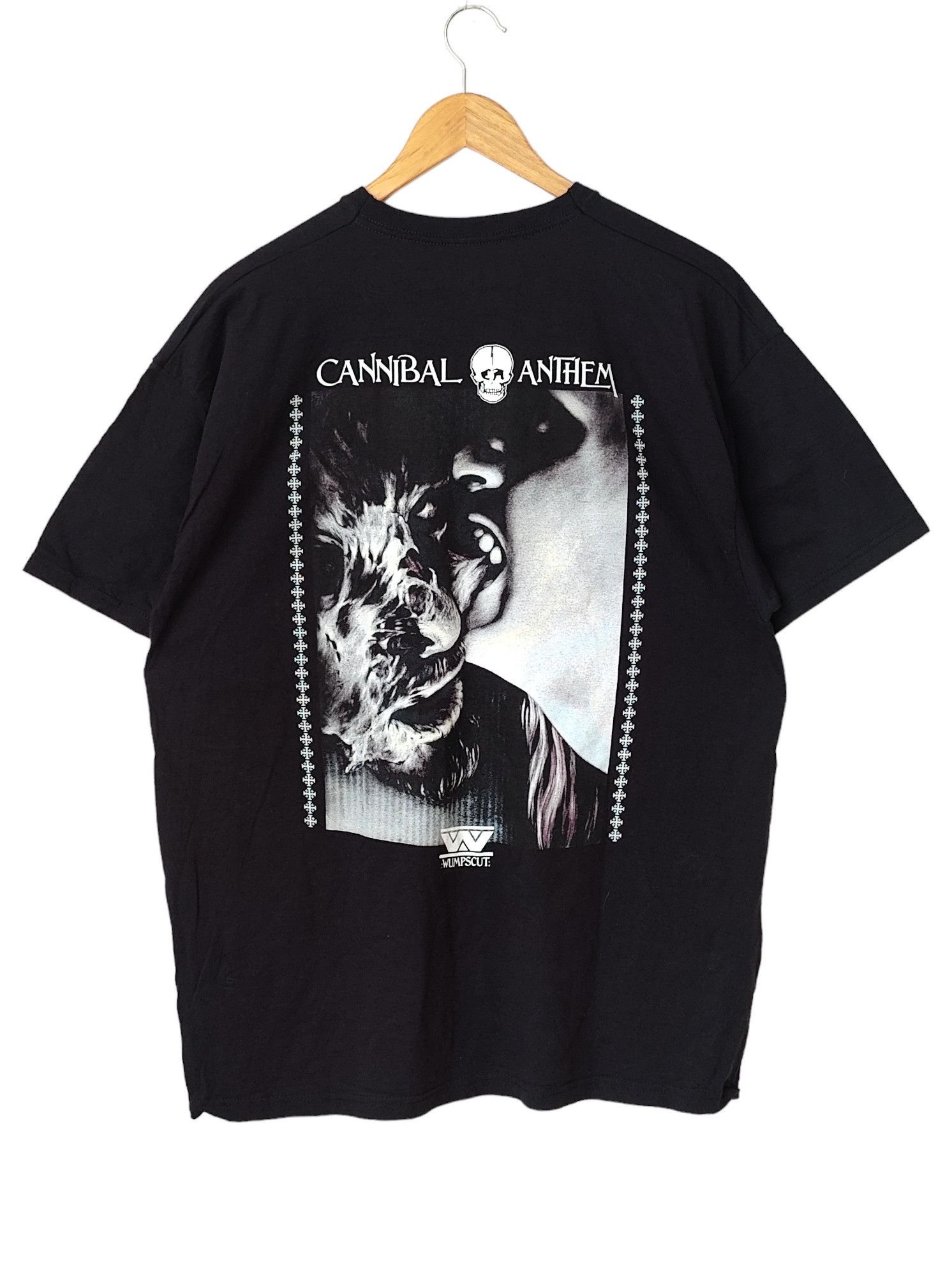 Band Tees × Vintage RARE Wumpscut Cannibal Anthem VTG 2006 Official tshirt Size US XL / EU 56 / 4 - 1 Thumbnail