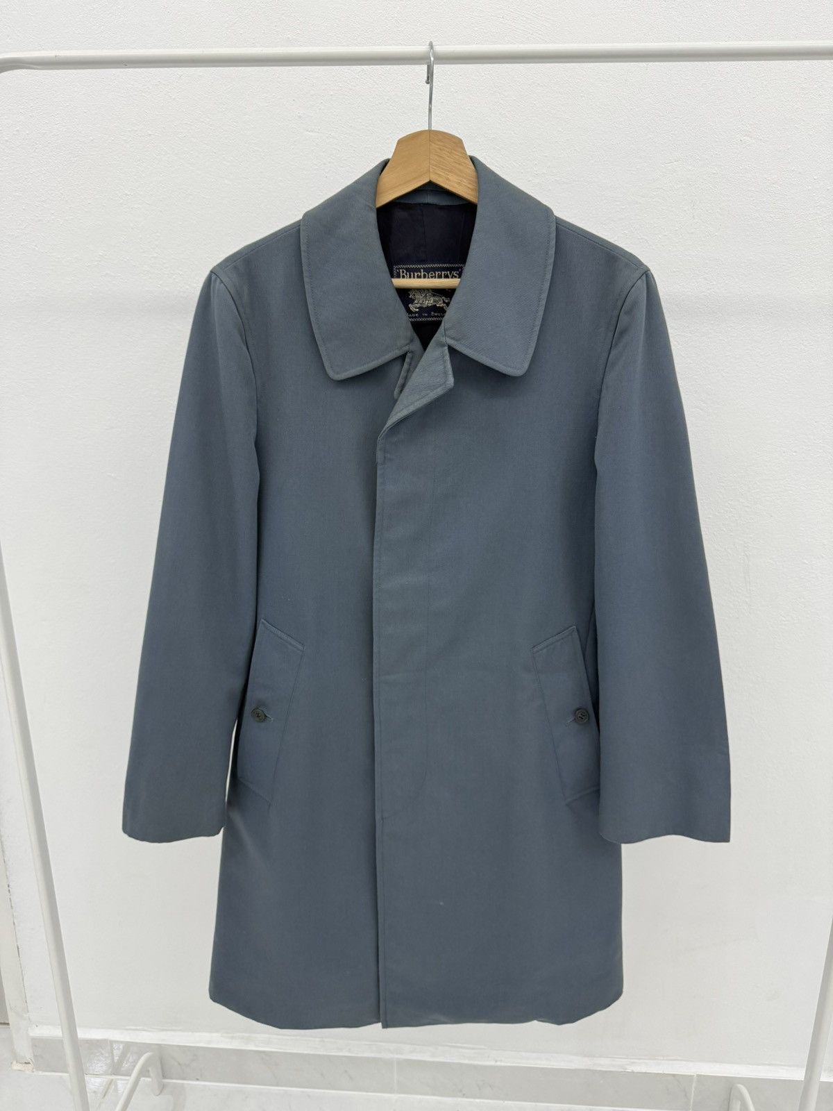 Burberry Vintage 1990s Burberry’s Coat Made in ENGLAND Casual Style Size S / US 4 / IT 40 - 2 Thumbnail