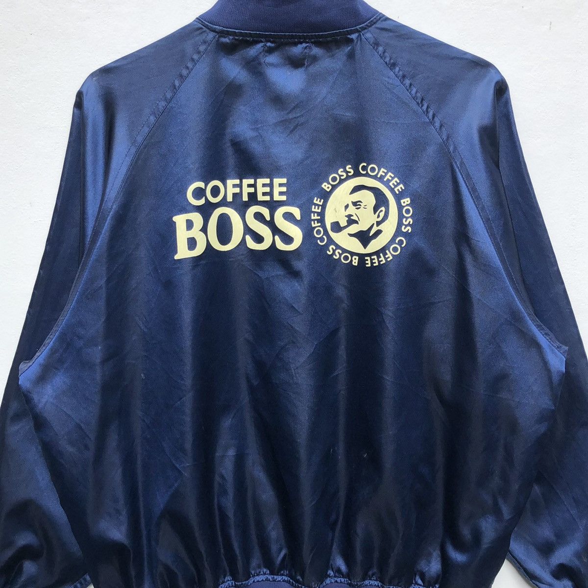 Vintage Vintage Suntory Coffee Boss Varsity Jacket Spellout Back Hit Size US L / EU 52-54 / 3 - 9 Thumbnail