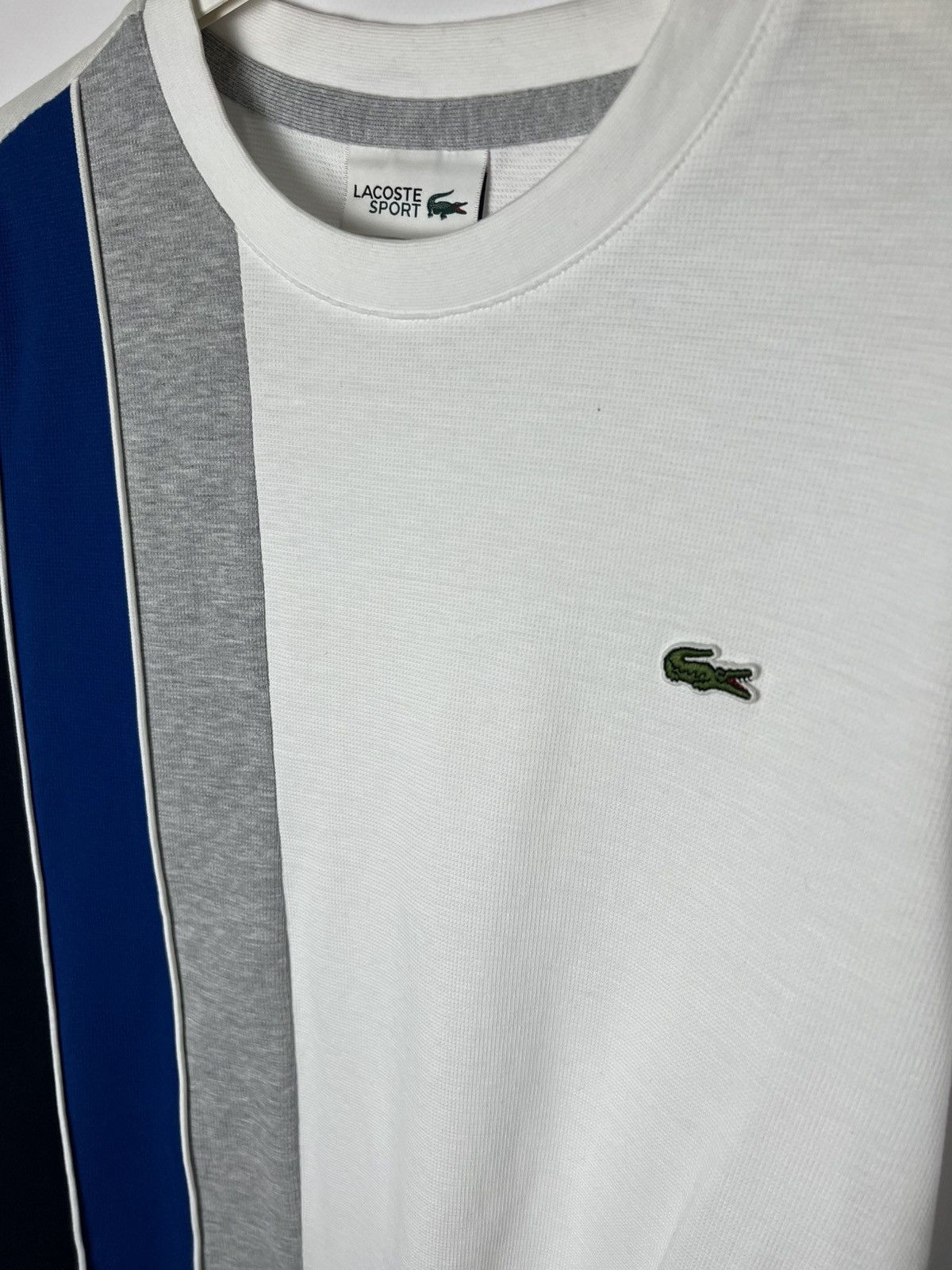 Designer Vintage streetwear y2k hype Lacoste striped T-shirt Size US M / EU 48-50 / 2 - 2 Thumbnail