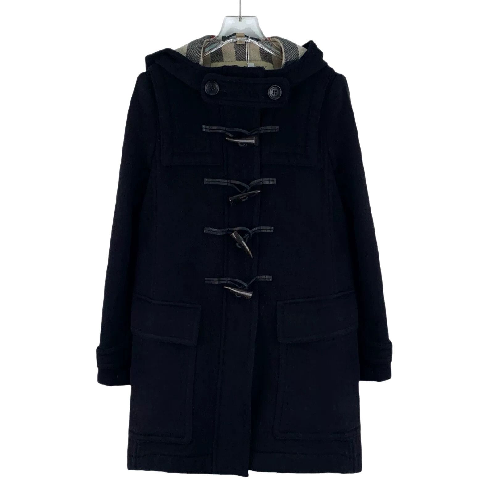 Burberry Burberry Wool Hooded Duffle Coat IT 36 Size XS / US 0-2 / IT 36-38 - 1 Thumbnail