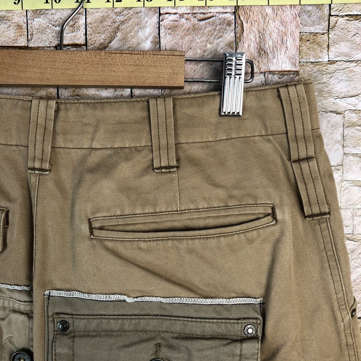 Japanese Brand DL Burtle Brown Custom Cargo Multipocket Pants #A969 Size US 30 / EU 46 - 24 Thumbnail