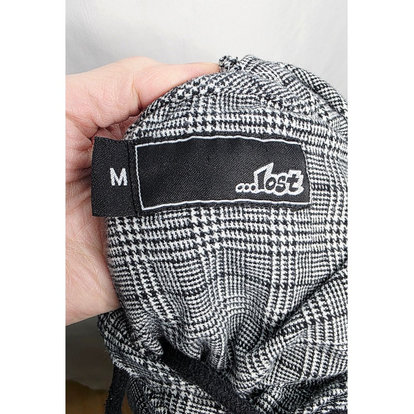 Other Lost Brand Black Glen Check Plaid Hoodie Medium Streetwear Size US M / EU 48-50 / 2 - 5 Thumbnail