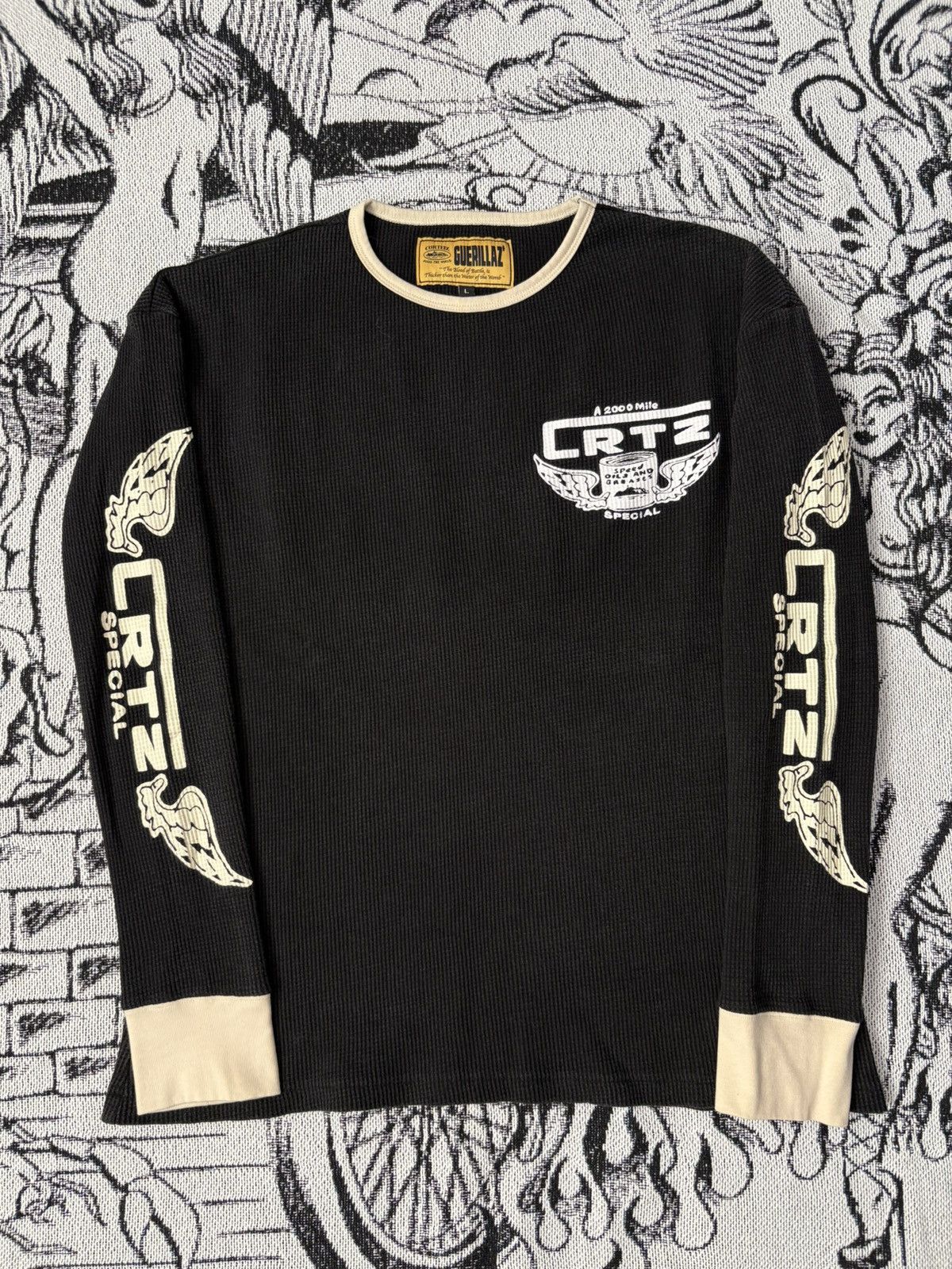 Corteiz GASOLINA WAFFLE THERMAL Size US M / EU 48-50 / 2 - 3 Thumbnail