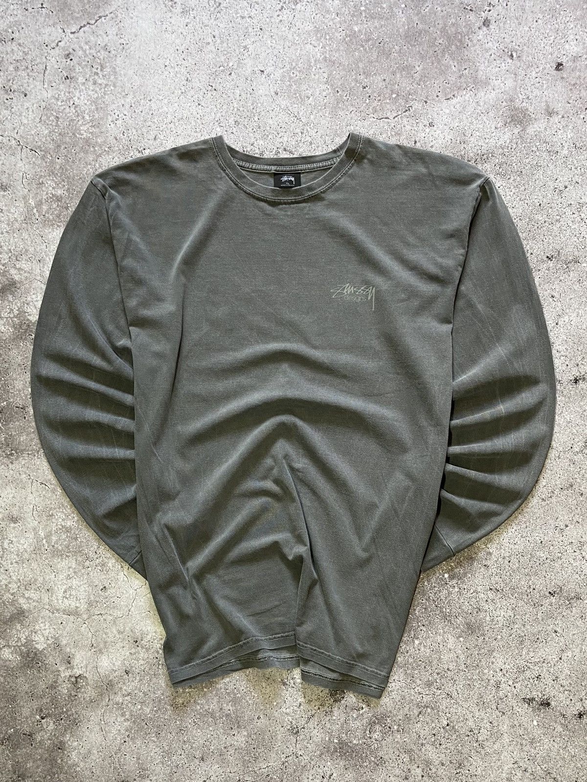 Other 💥Stussy Vintage streetwear big logo long sleeve t-shirt‼️ Size US XL / EU 56 / 4 - 7 Thumbnail