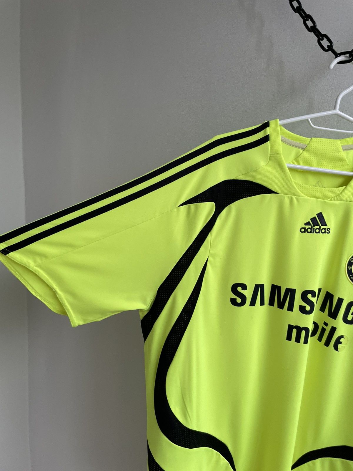 Vintage CHELSEA 2007 2008 AWAY Football Shirt Soccer Jersey Adidas Size US XL / EU 56 / 4 - 2 Thumbnail