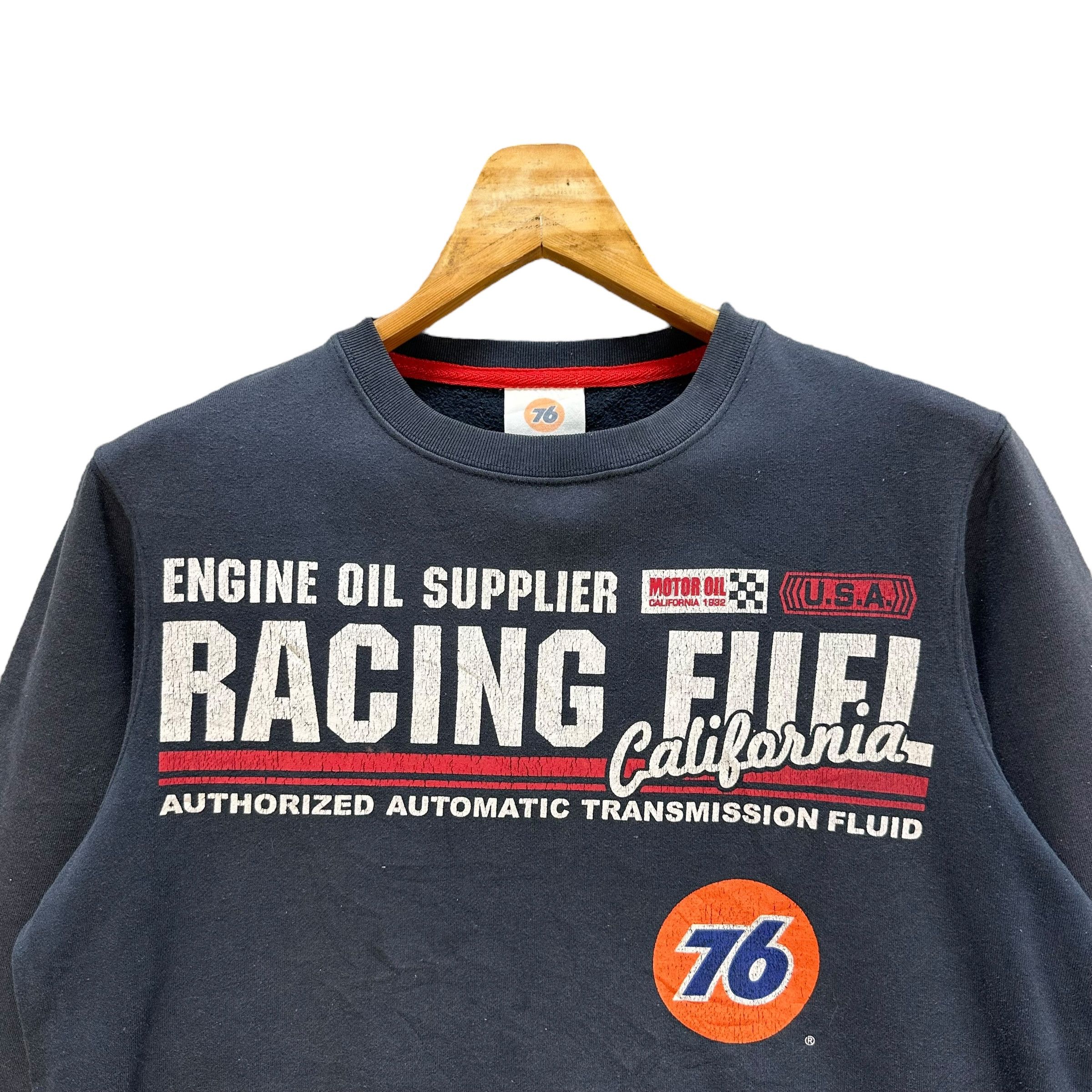 Vintage 76 LUBRICANTS Racing Big Logo Crewneck Sweatshirt #A5-0130 Size US M / EU 48-50 / 2 - 2 Thumbnail