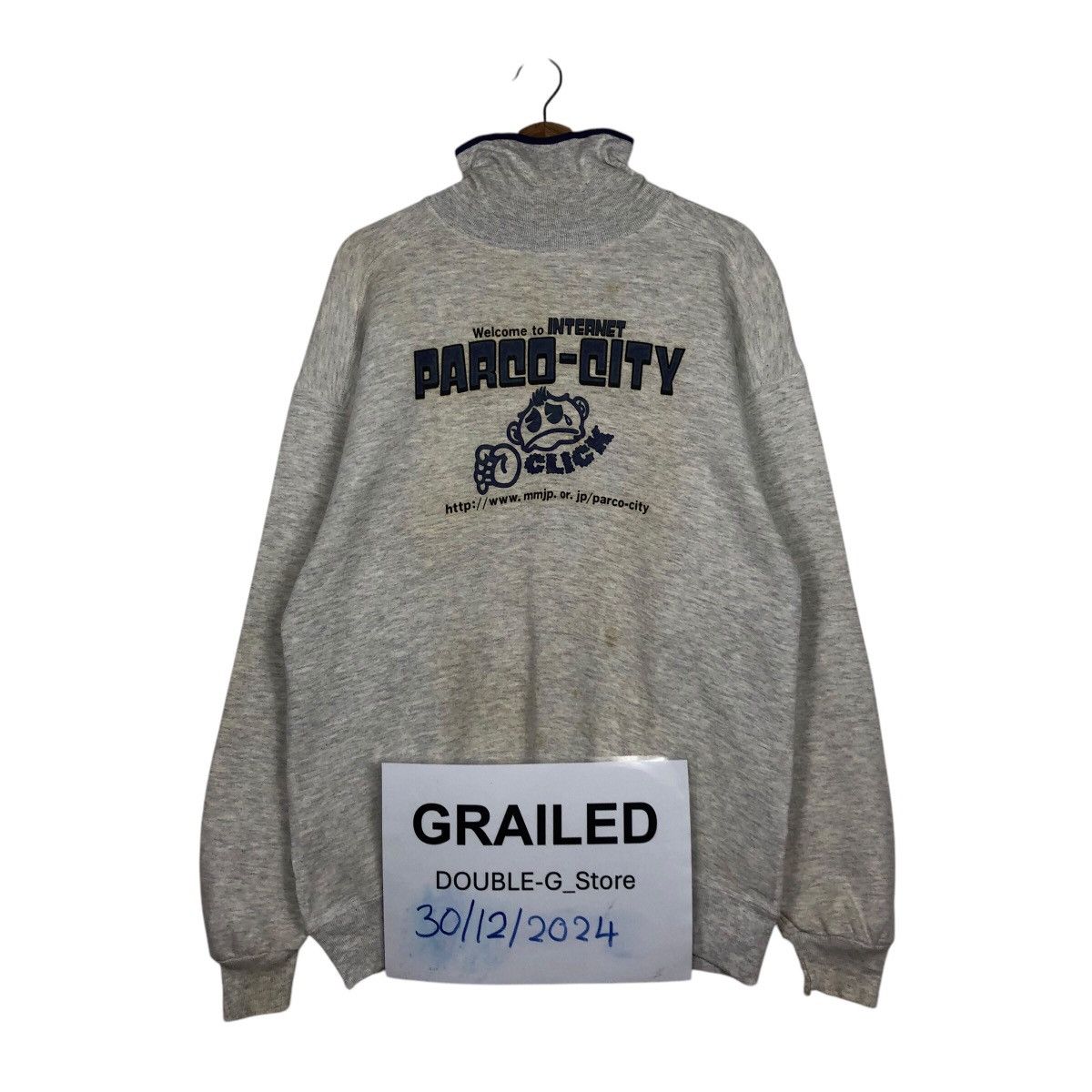 Japanese Brand × Vintage 📌Vintage Sweatshirt Parco City Made in Usa Big Logo Size US L / EU 52-54 / 3 - 1 Thumbnail
