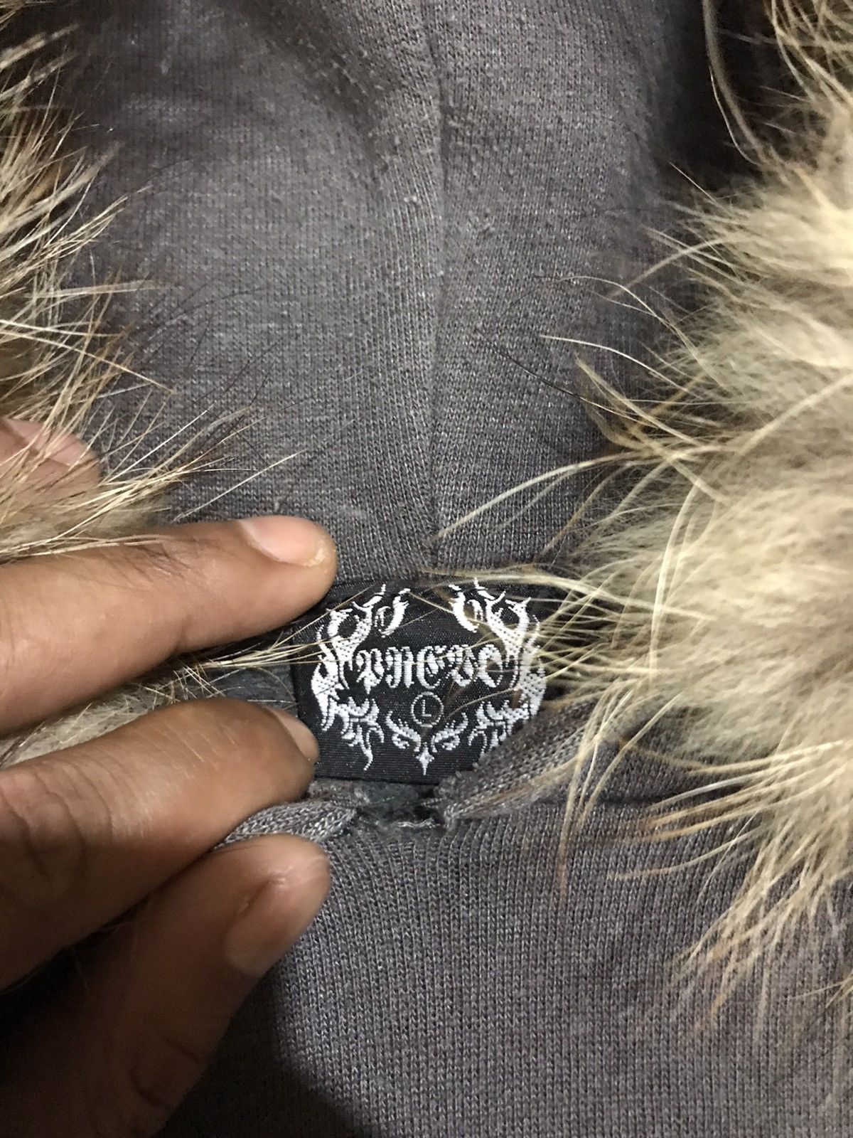 Japanese Brand Fur Jacket The spider of the life Size US L / EU 52-54 / 3 - 4 Thumbnail