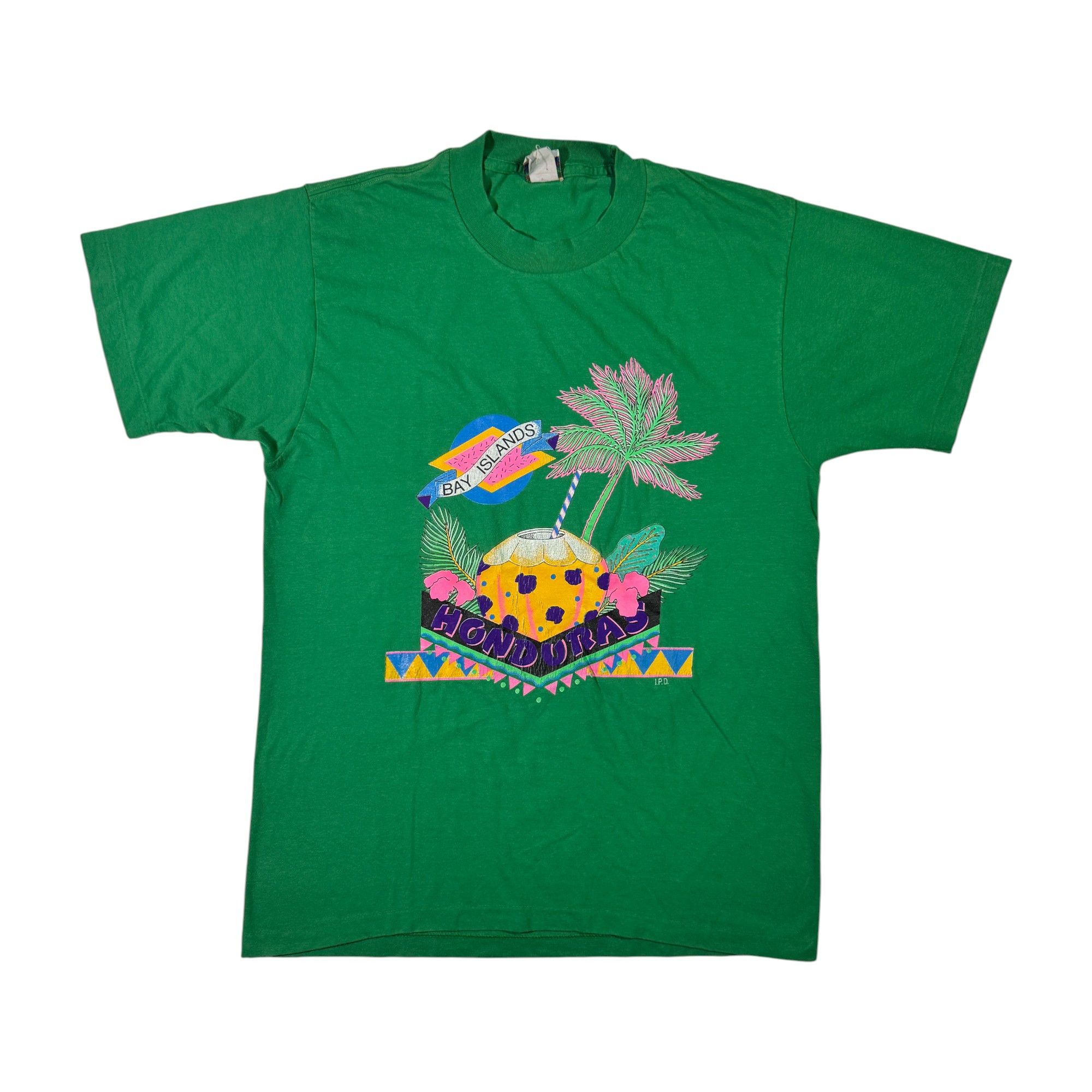 Vintage Vintage 90s Honduras Bay Islands T-shirt by Poco Loco Size US L / EU 52-54 / 3 - 1 Thumbnail