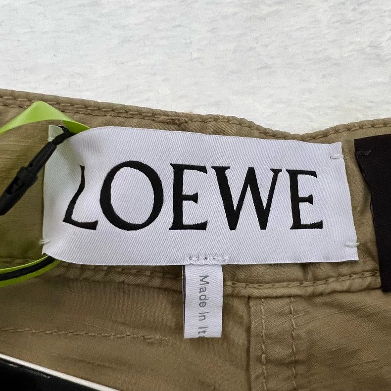 Loewe LOEWE Cotton linen solid color casual shorts Size 42" / US 20 - 3 Thumbnail