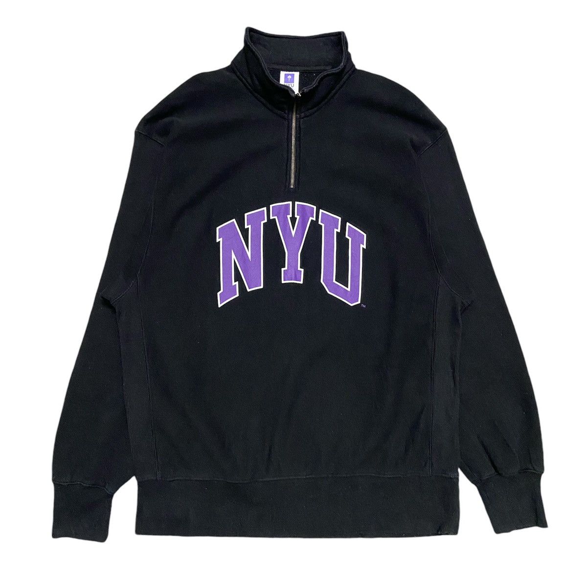 NCAA New York University Halfzip Sweatshirt Size US L / EU 52-54 / 3 - 1 Thumbnail