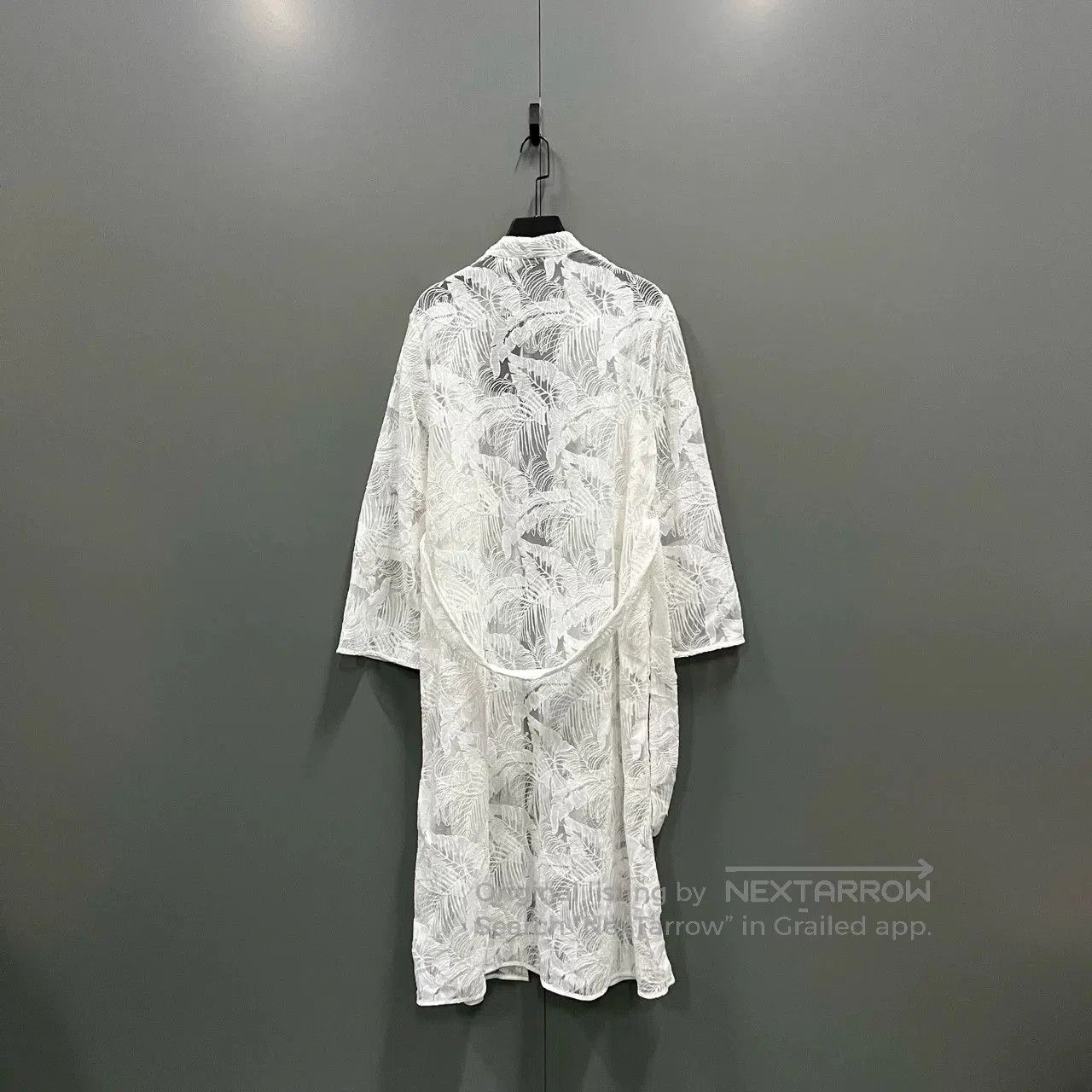 Self-Portrait Self-Portrait White Lace Bathrobe. Size ONE SIZE - 3 Thumbnail