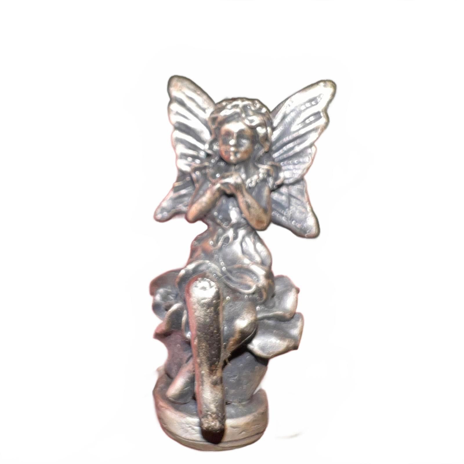 Unknown London Small Silver Fairy Figurine Size ONE SIZE - 1 Thumbnail