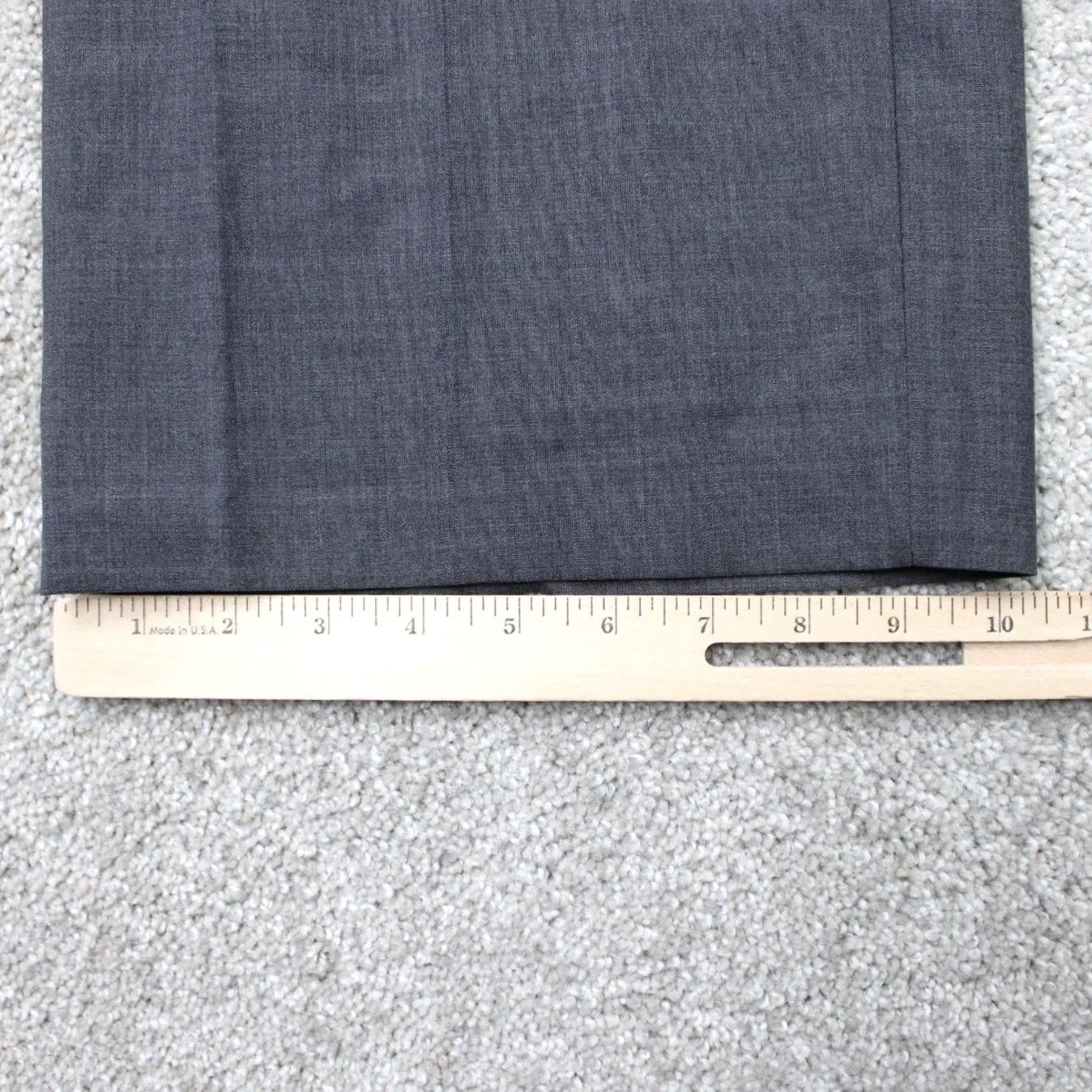 Banana Republic Banana Republic Pants Men's 40x32 Gray Wool Flat Front Slim Dress Pants Linen Lined Straight Size US 40 / EU 56 - 4 Thumbnail