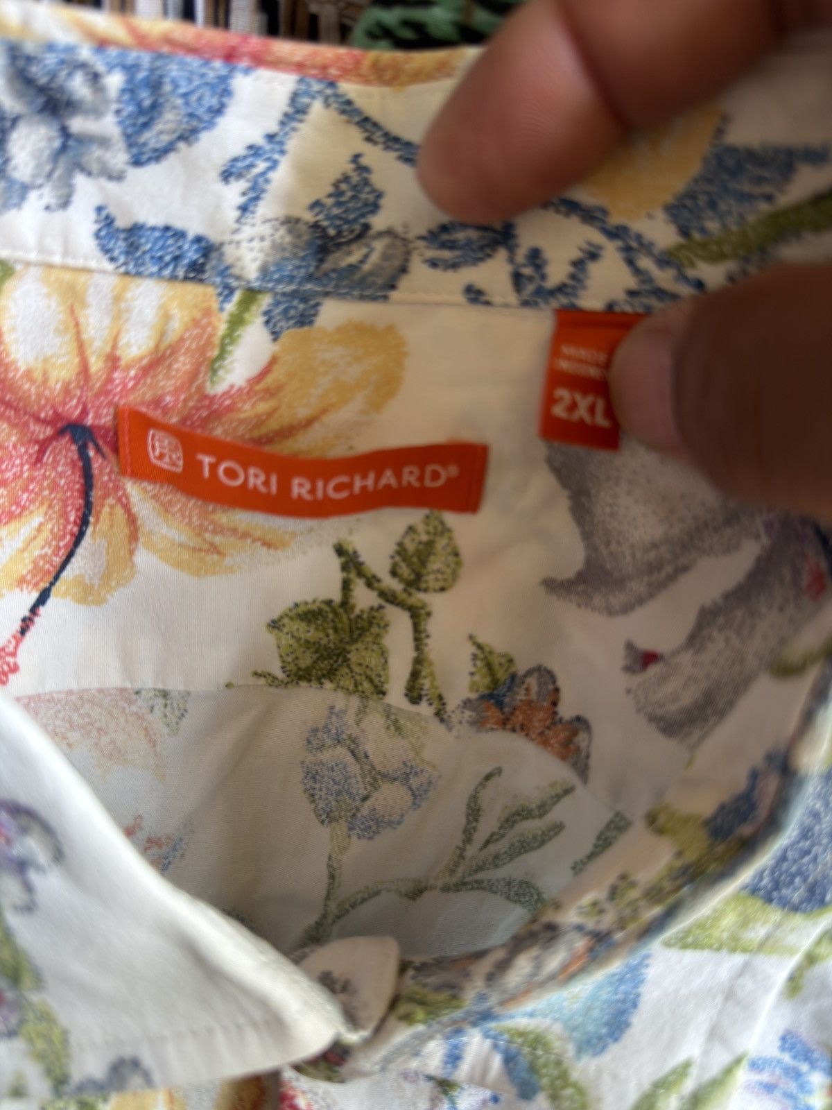 Reyn Spooner Tori Richard Multicolored Hawaiian Shirt Men's 2XL Size US XXL / EU 58 / 5 - 4 Thumbnail