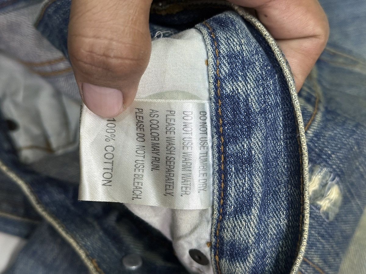 Kapital Distress Denim 90s Fashion Grunge exhibition Style Sashiko . Size US 32 / EU 48 - 7 Thumbnail