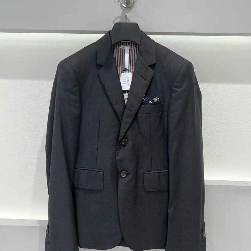 Thom Browne Thom Browne Black Long Sleeve Outerwear Jacket 0089 Size US M / EU 48-50 / 2 - 1 Thumbnail