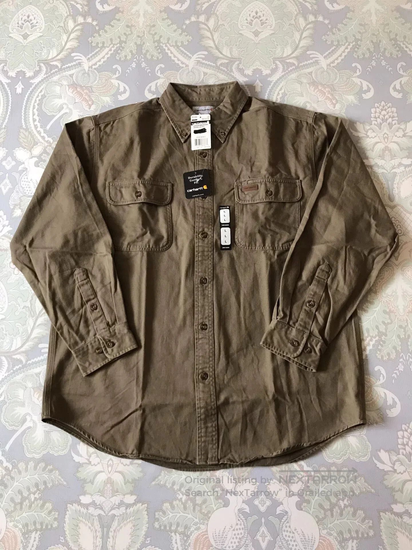 Carhartt Carhartt S09 MRH Work Shirt. Size US L / EU 52-54 / 3 - 1 Thumbnail