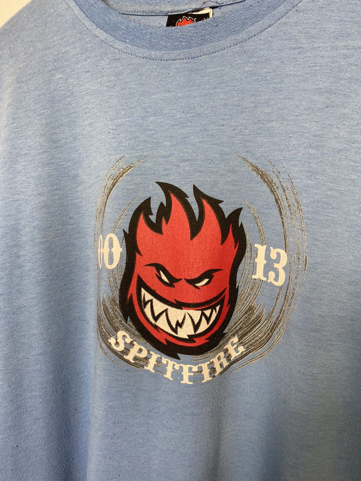Spitfire Vintage 90s Spitfire Script Sun T-shirt Tee Size US L / EU 52-54 / 3 - 4 Thumbnail