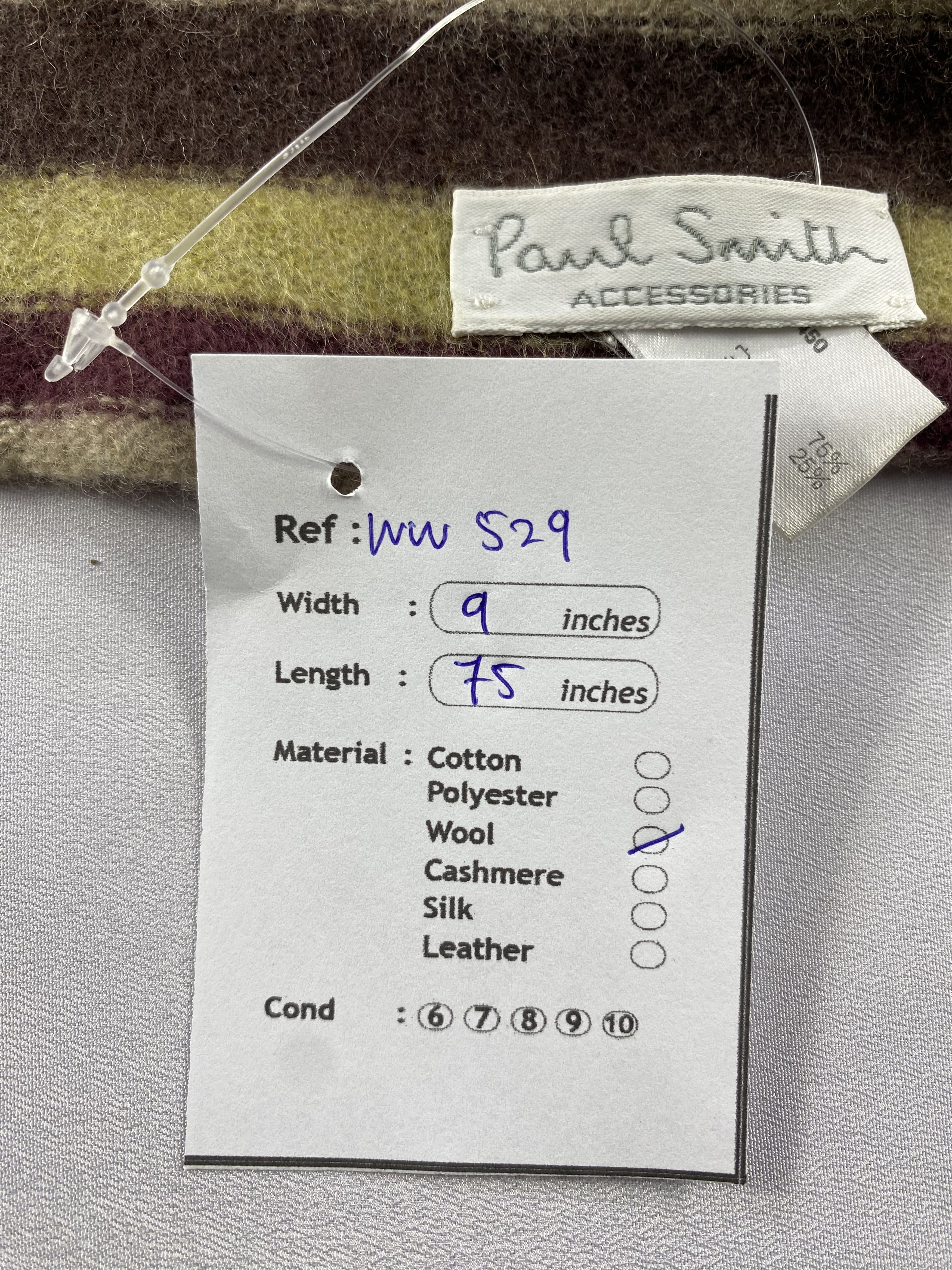 Paul Smith × Vintage Paul Smith Scarf / Muffler / Neckwear Size ONE SIZE - 7 Thumbnail