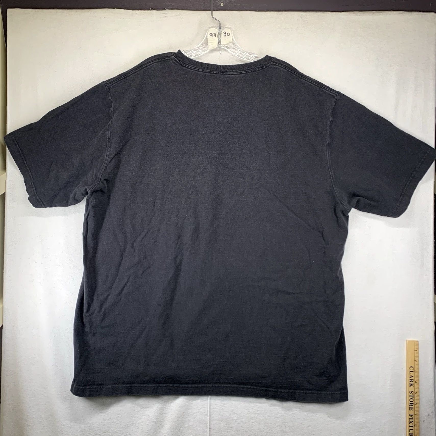 Carhartt Carhartt Mens 2XL T-Shirt Short Sleeve Crew Neck Solid Black Logo 2010s 2014 K87 Regular Fit Size US XXL / EU 58 / 5 - 2 Thumbnail