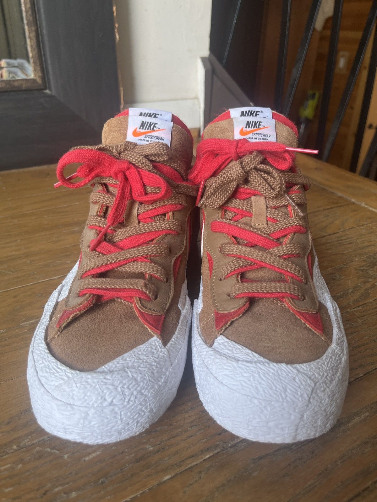 Nike × Sacai Nike x Sacai Blazer Low ‘British Tan’ Size US 8.5 / EU 41-42 - 3 Thumbnail