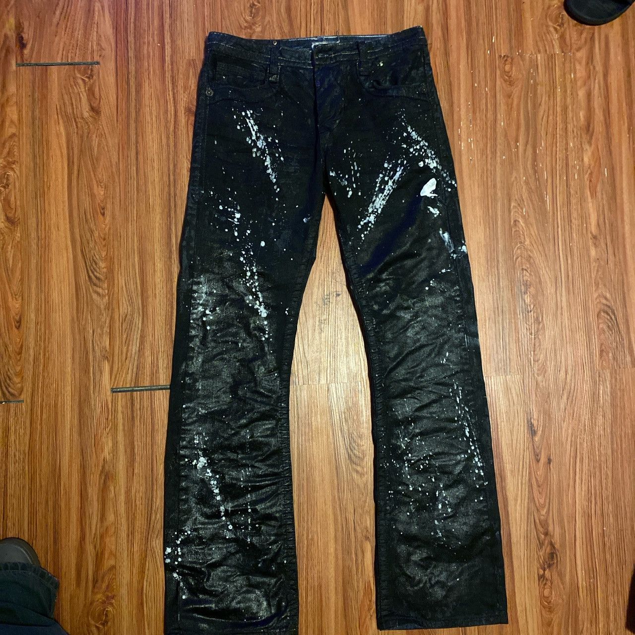 Antique Rivet Custom waxed Antique Rivet jeans Size US 30 / EU 46 - 1 Thumbnail
