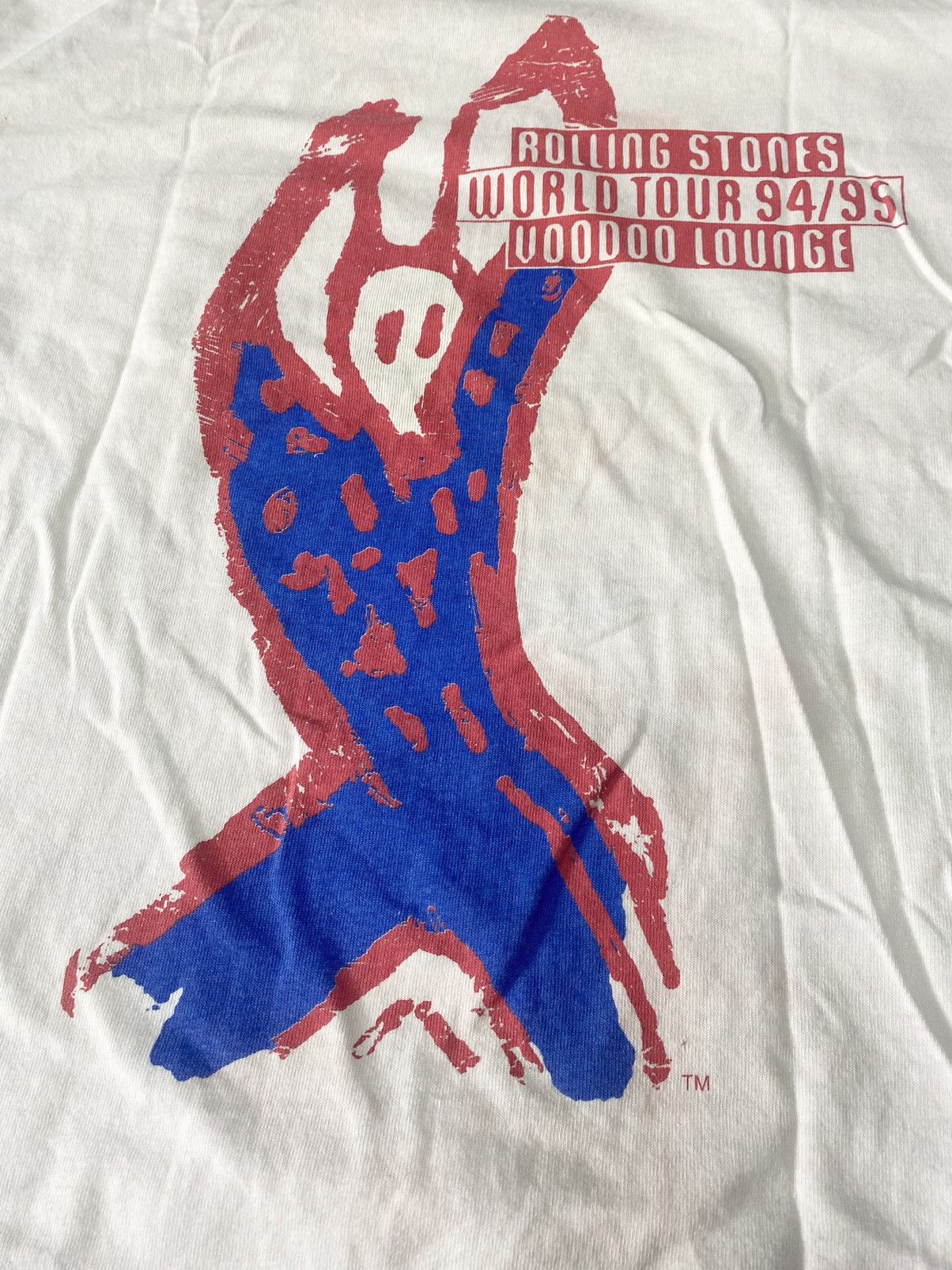 The Rolling Stones Vintage Brockum Rolling Stones Voodoo Lounge tour 90s Size US L / EU 52-54 / 3 - 5 Thumbnail