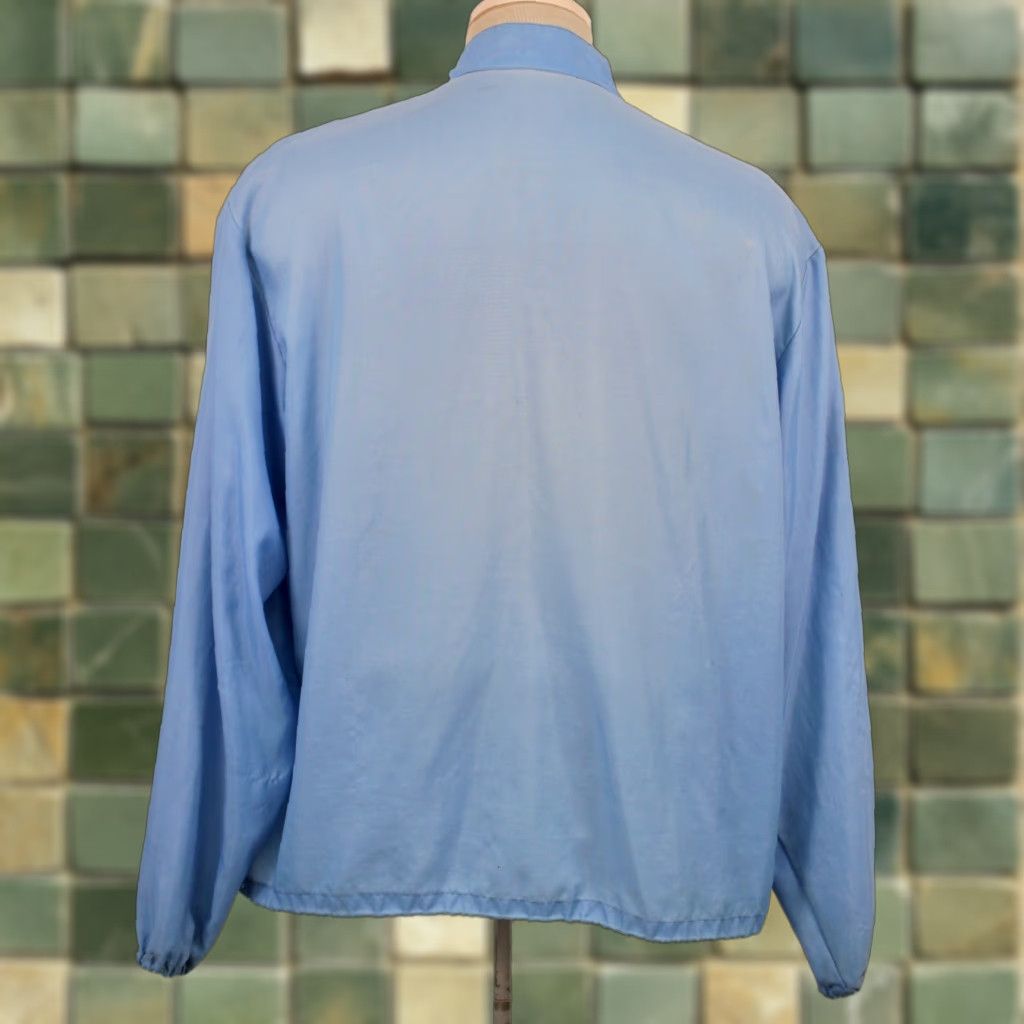 Vintage VTG 70s Blue Nylon Harley Davidson Patch Jacket Windbreaker VTG Men's Size L Decade 1970s 50 Chest 26 Sleeve Size US L / EU 52-54 / 3 - 1 Thumbnail