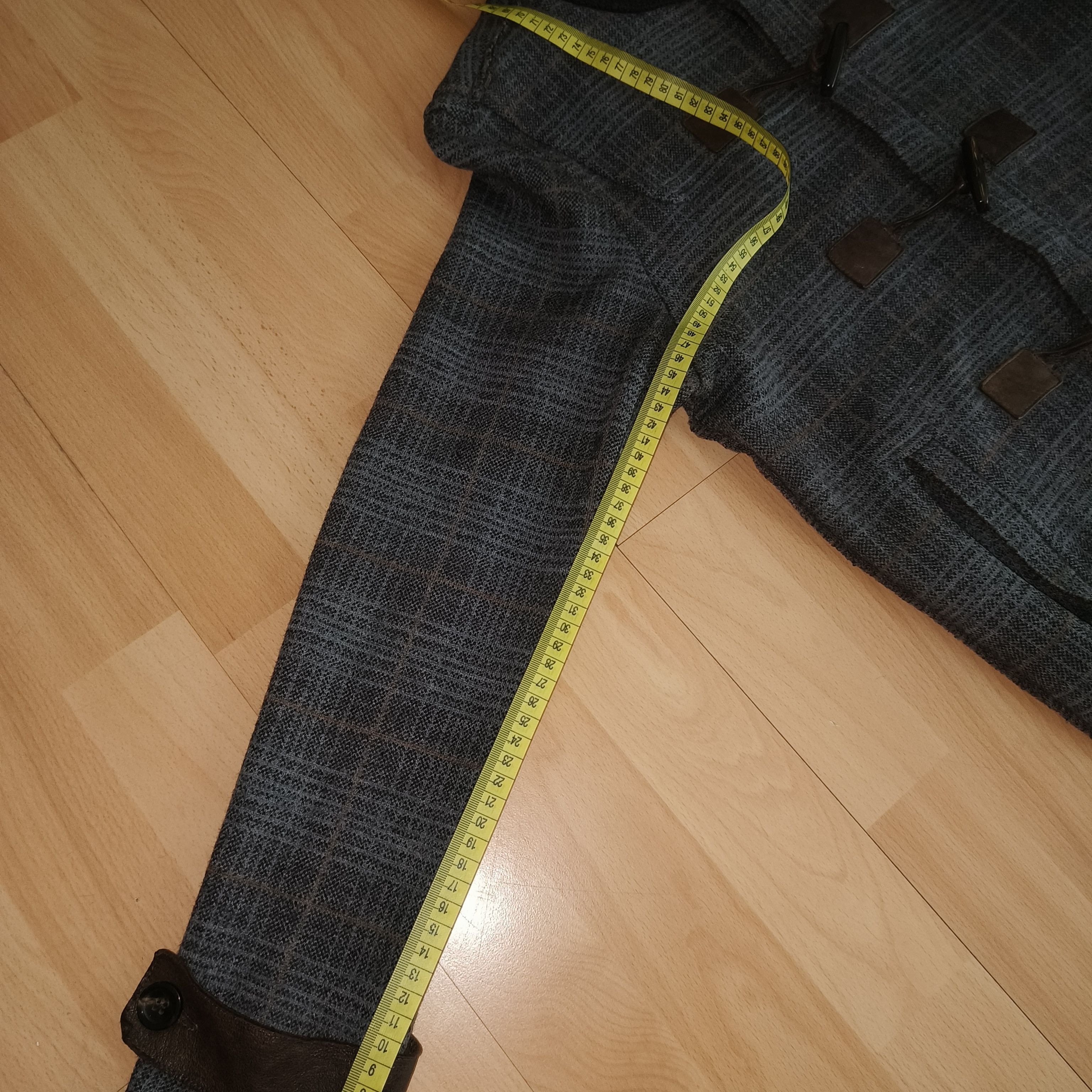 Paolo Pecora Paolo Pecora Checked Virgin Wool Alpaca Duffle Coat Size US S / EU 44-46 / 1 - 11 Thumbnail