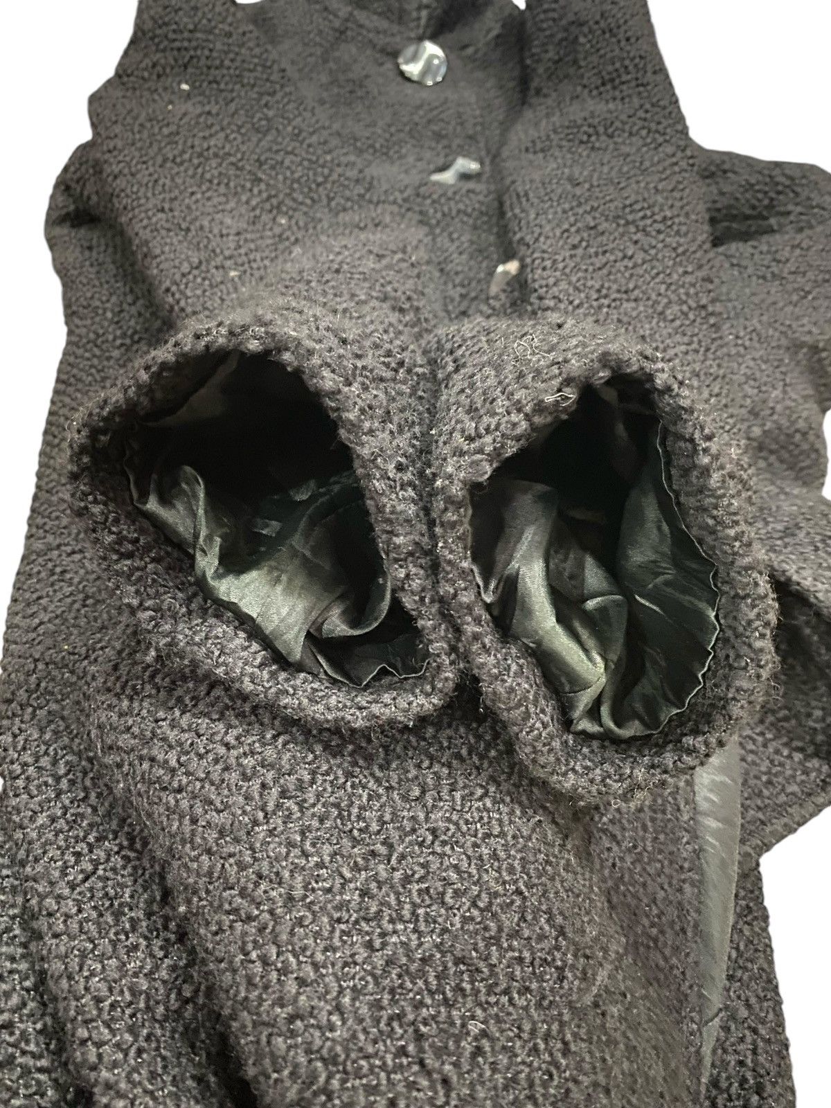 Giorgio Armani Archival Clothing Black EMPORIO ARMANI Button Parka Size S / US 4 / IT 40 - 22 Thumbnail