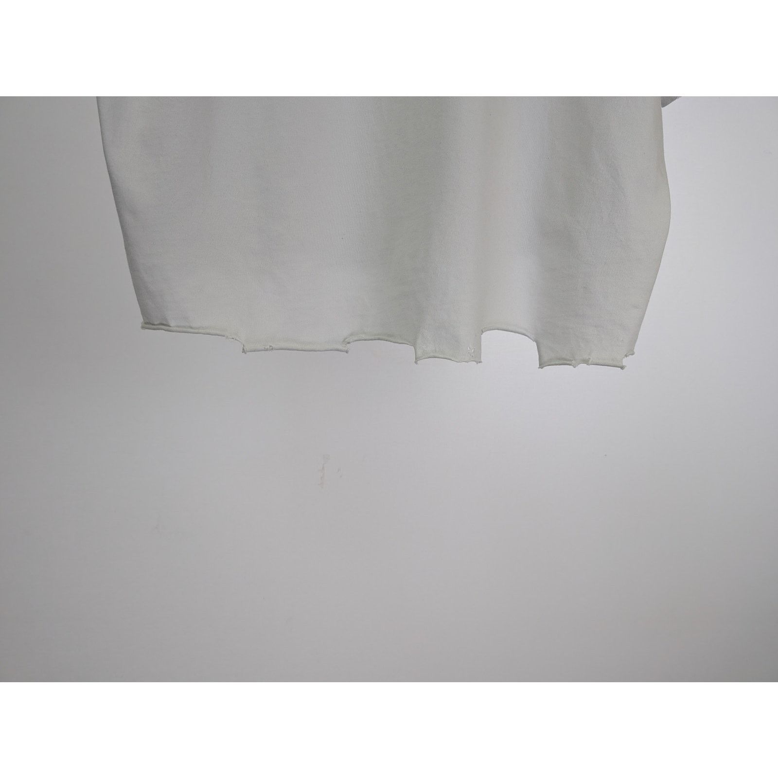 Balenciaga o1rshd1 Short Sleeve Cropped T-Shirt in White Size US L / EU 52-54 / 3 - 4 Thumbnail
