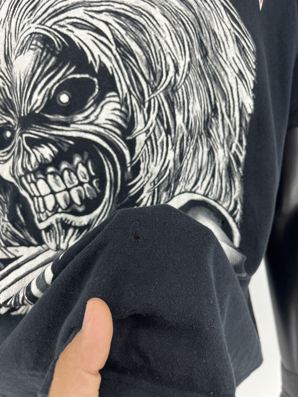 Band Tees × Vintage Vintage Y2K Iron Maiden Horror Skulls Tee Band Streetwear Size US M / EU 48-50 / 2 - 7 Thumbnail
