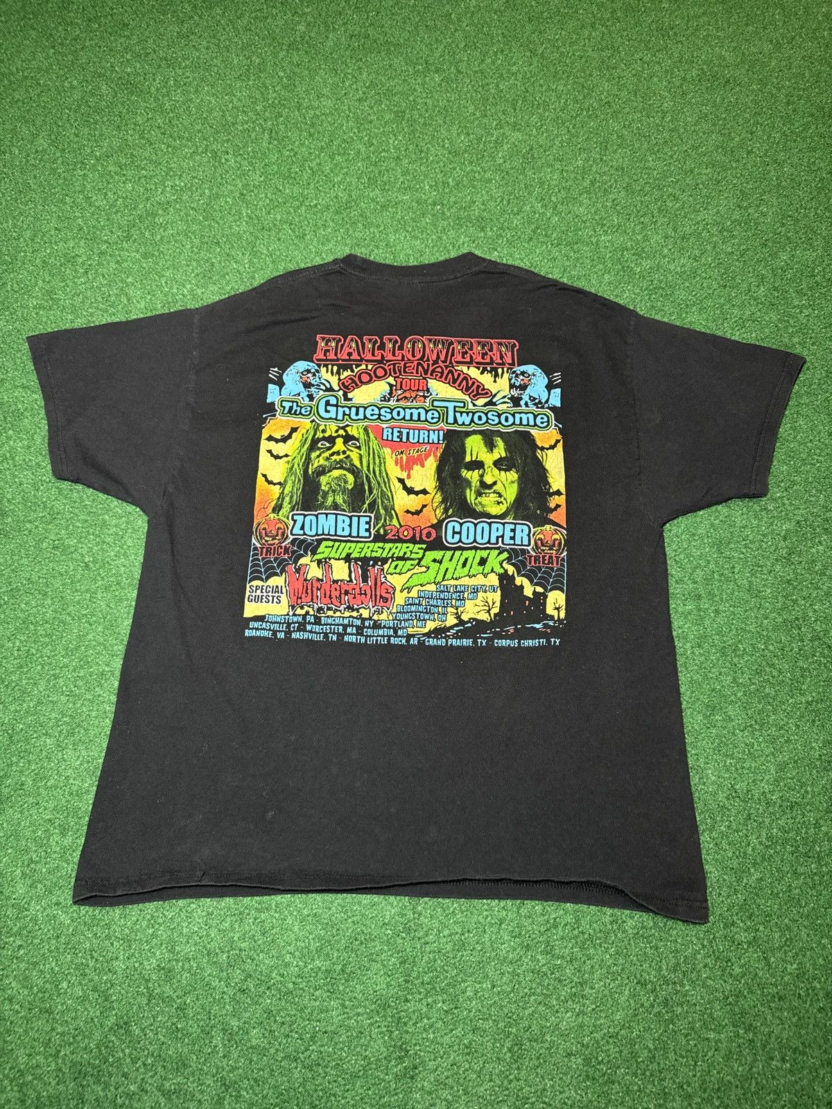 Band Tees Vintage Y2K Rob Zombie Alice Cooper XL Concert T Shirt Size US XL / EU 56 / 4 - 3 Thumbnail