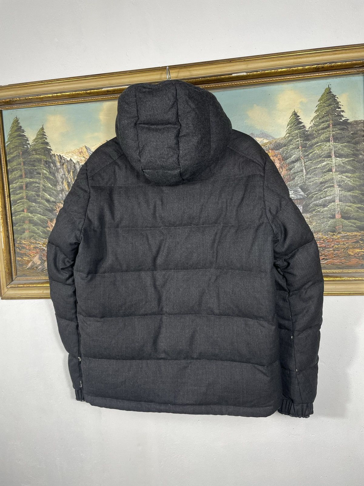 Designer × Moncler Moncler Montgenevre Giubbotto Grey Puffer Hoodie Size US XL / EU 56 / 4 - 11 Thumbnail