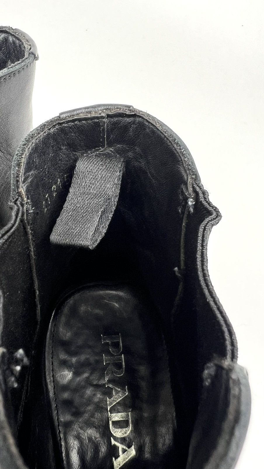 Prada PRADA MILANO Boots Chelsea Leather Shoes Handmade Black Mens Size US 7 / EU 40 - 15 Thumbnail