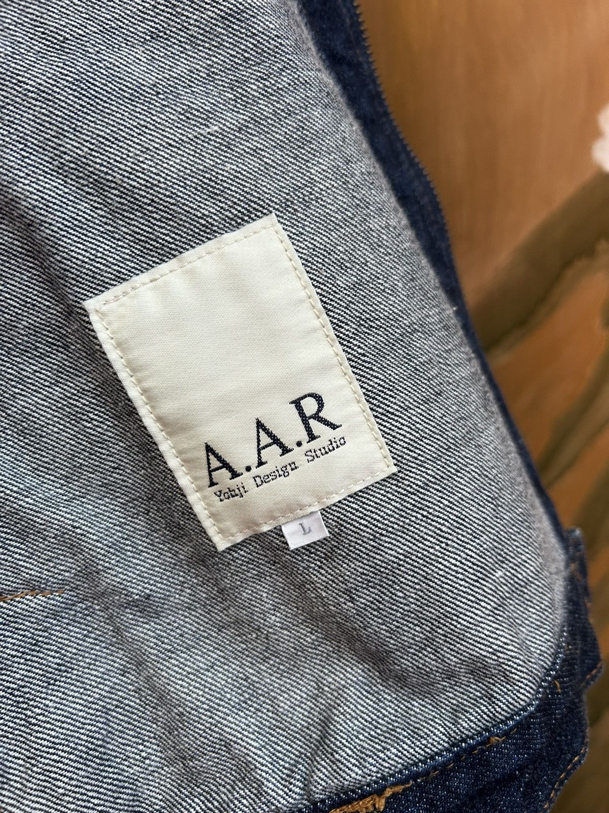 Japanese Brand Against All Risks A.A.R by Yohji Yamamoto Zip Denim Jacket Size US L / EU 52-54 / 3 - 10 Thumbnail