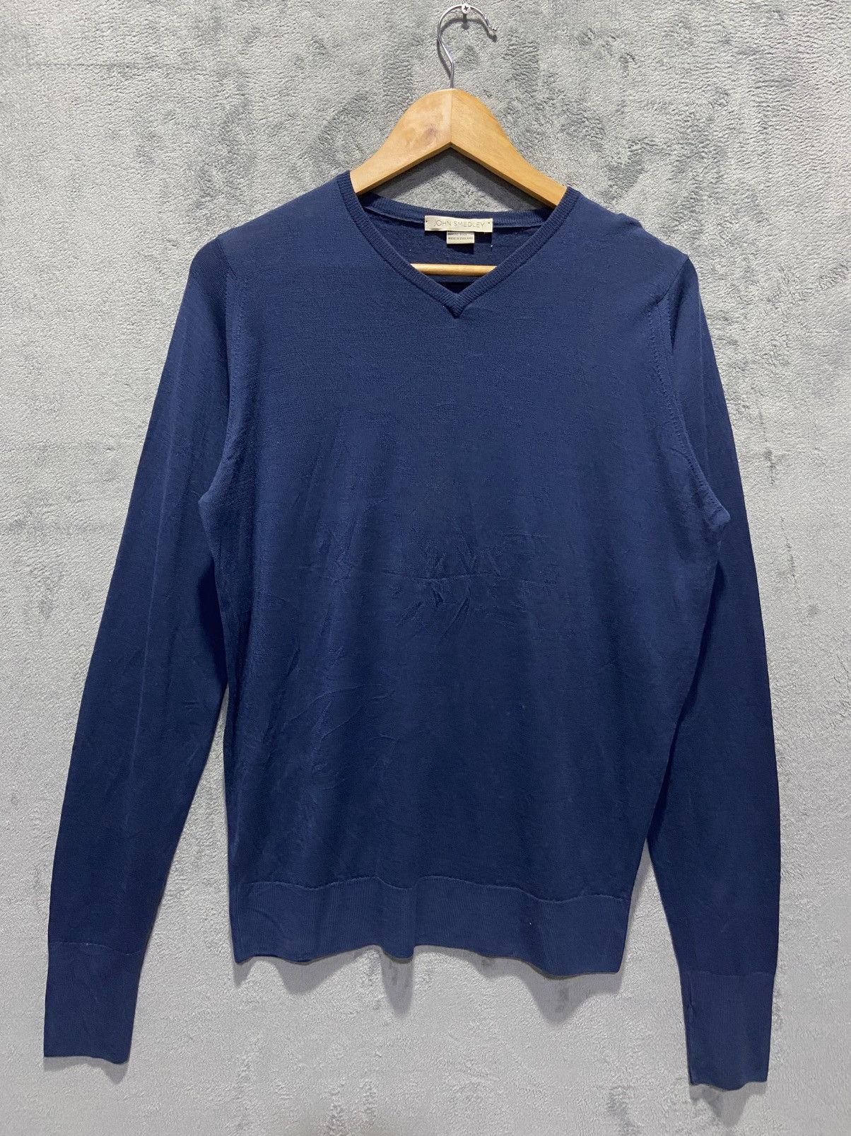 John Smedley John Smedley Fine Merino Wool v neck Jumper Size US M / EU 48-50 / 2 - 1 Thumbnail