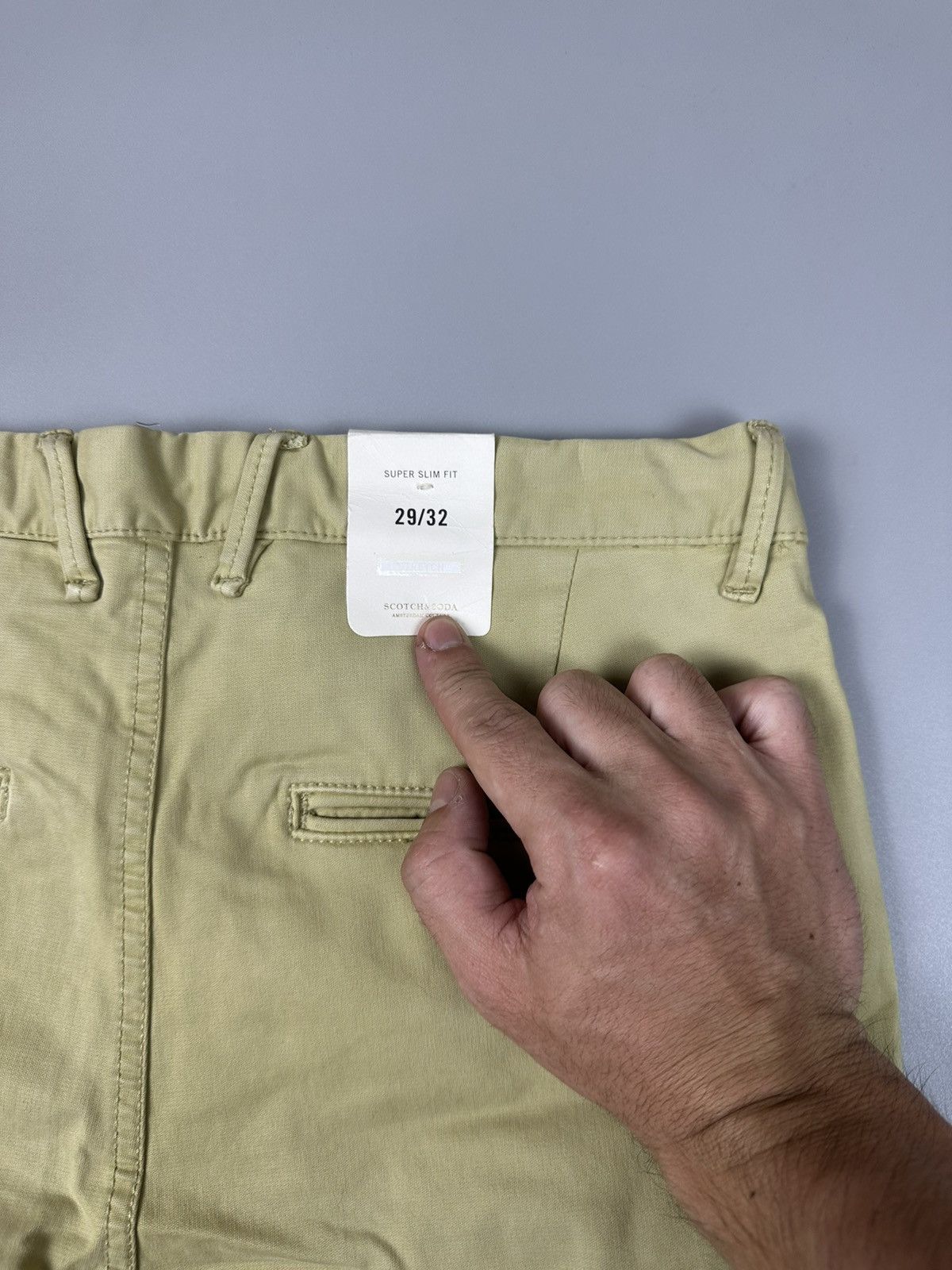 Scotch & Soda Scotch&Soda Fade Beige Knee Patch Chinos Size US 29 - 2 Thumbnail