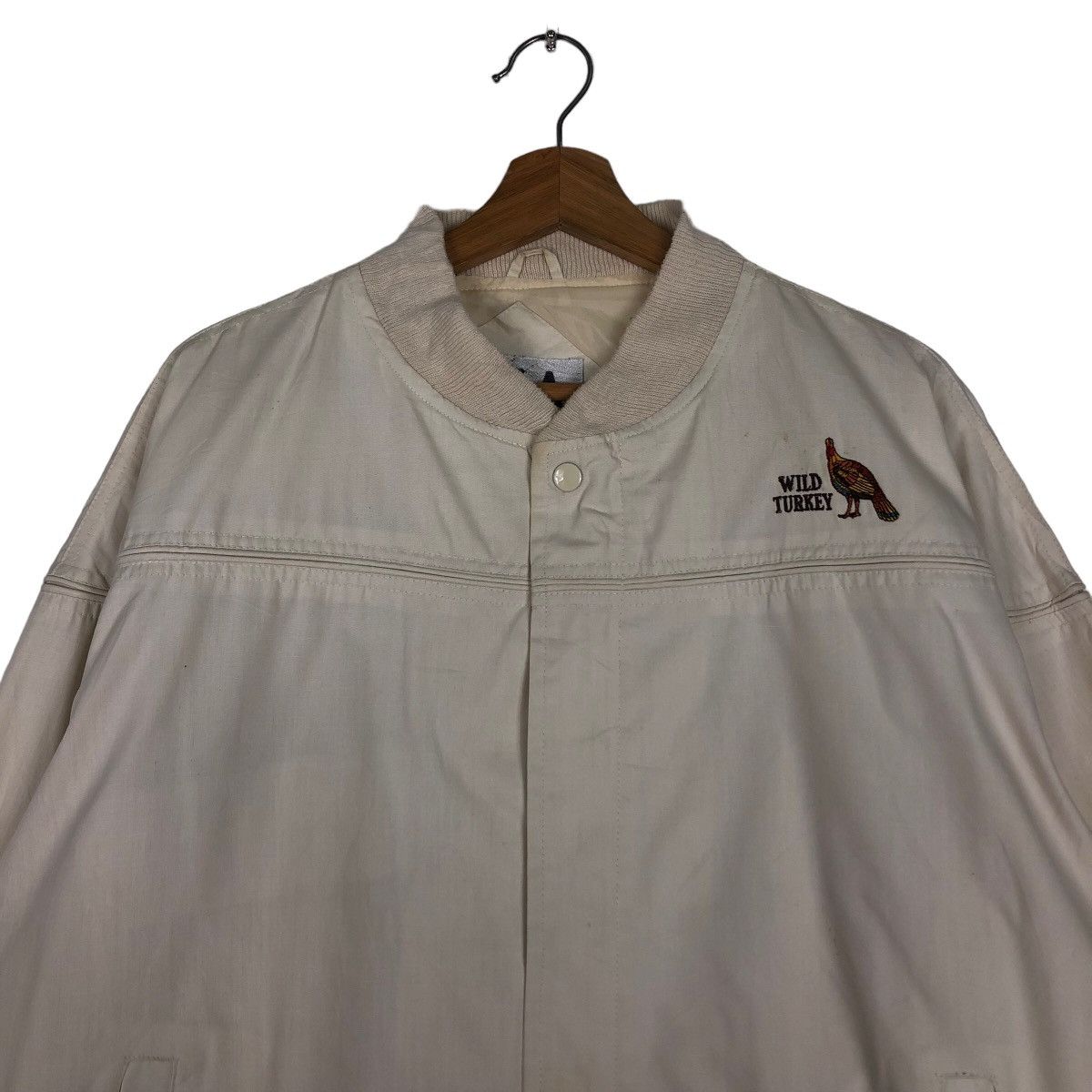Japanese Brand 🔥Vtg Bomber Jacket CIA Wild Turkey Inspire Issey Miyake Size US L / EU 52-54 / 3 - 3 Thumbnail