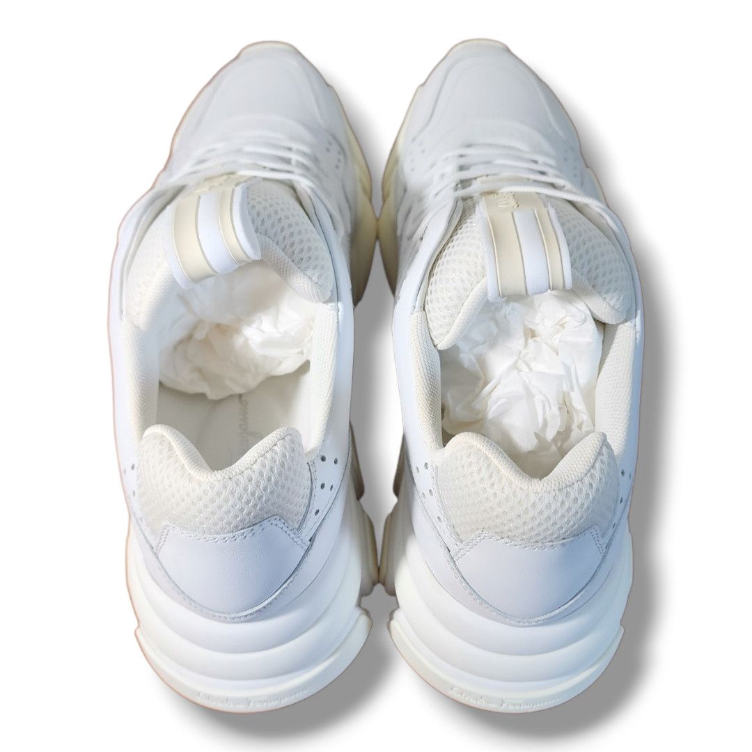 Salvatore Ferragamo Ferragamo White Booster Sneaker Men's Size 7/Women's Size 9 Size US 7 / EU 40 - 15 Thumbnail
