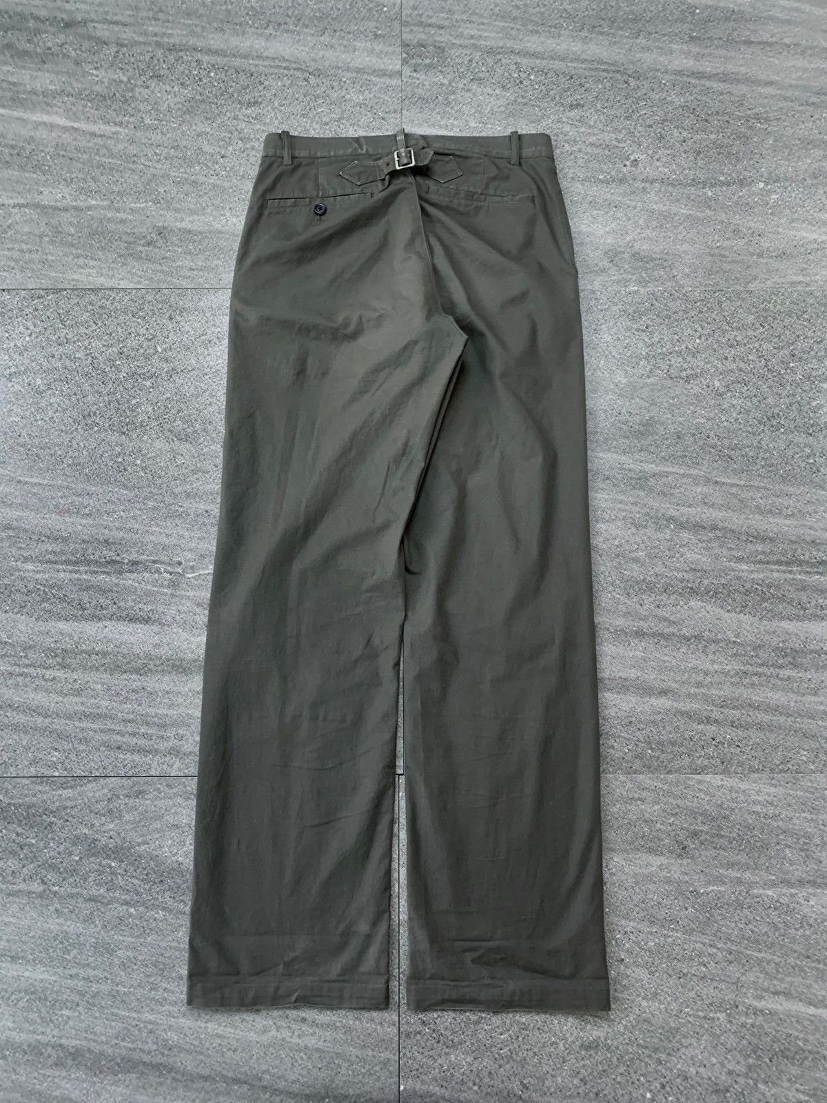 Yohji Yamamoto FREE TAX! BuckleBack Straight Trousers Size US 30 / EU 46 - 7 Thumbnail