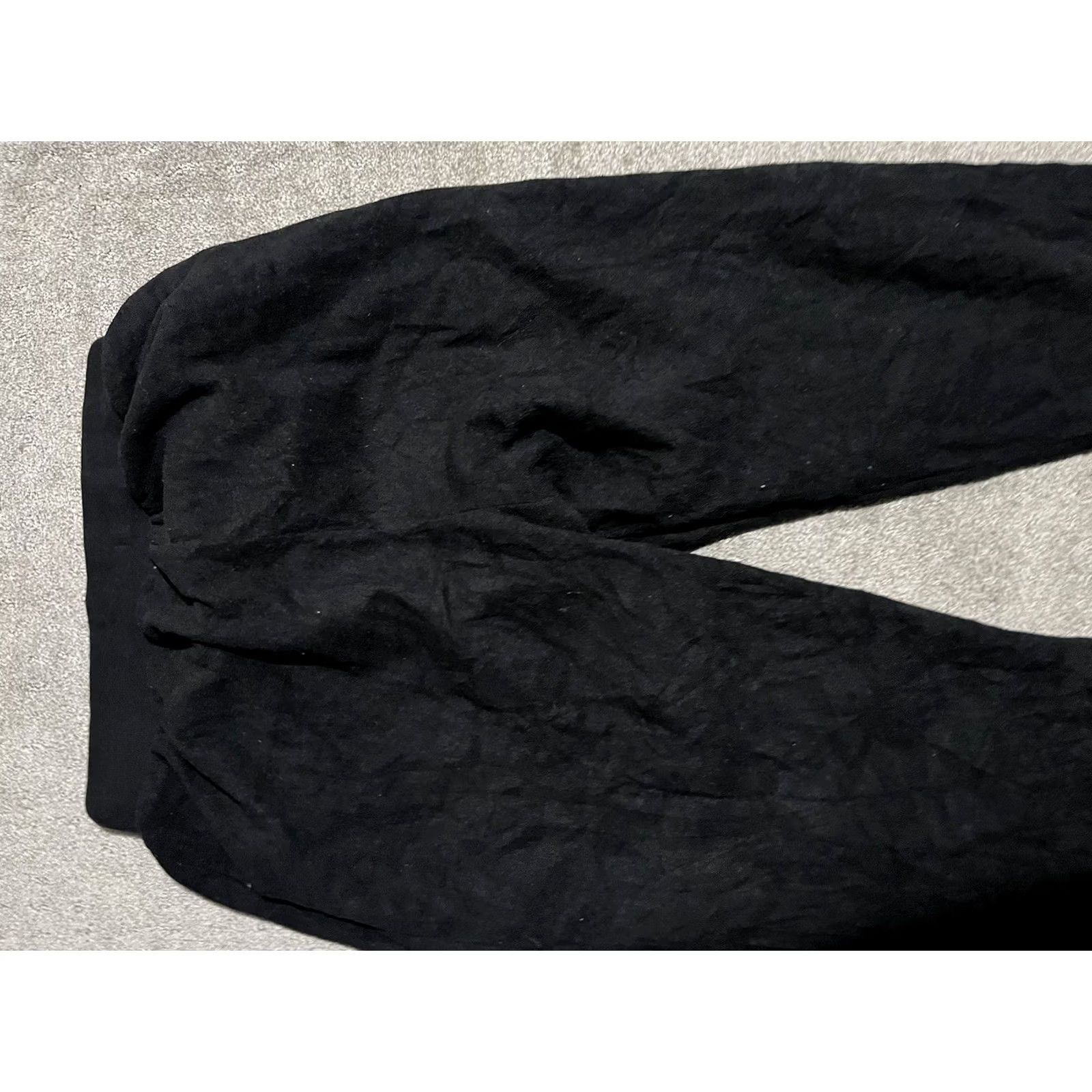 Old Navy Old Navy Sweatpants Womens Medium Black Solid Casual Athletic Drawstring Pull On Size 32" / US 10 / IT 46 - 4 Thumbnail