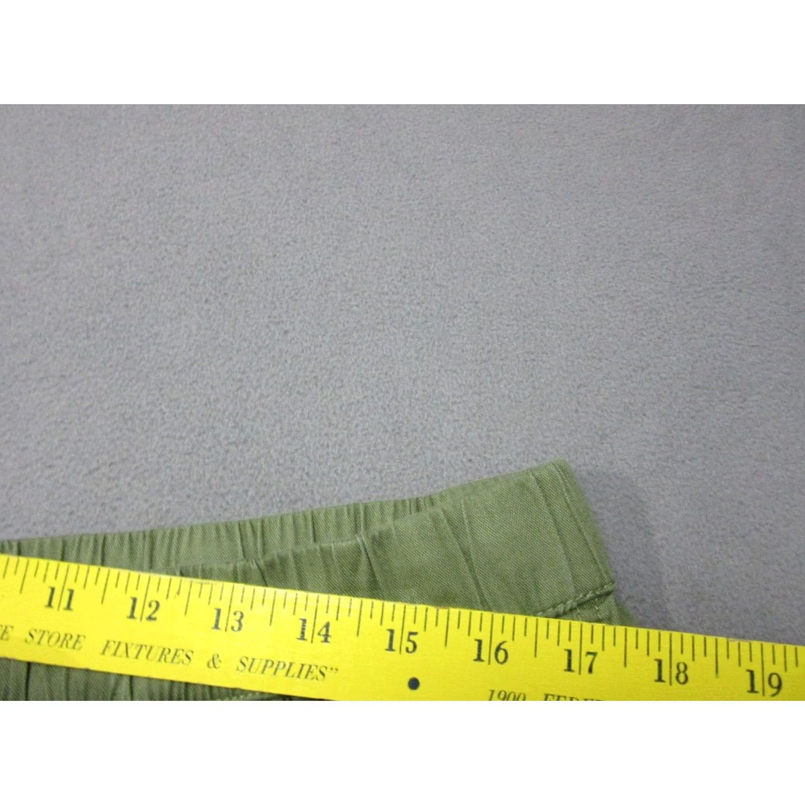 Vintage Pact Pants Mens XL Green Elastic Waist Drawstring Canvas Chino Lightweight Size US 36 / EU 52 - 7 Thumbnail