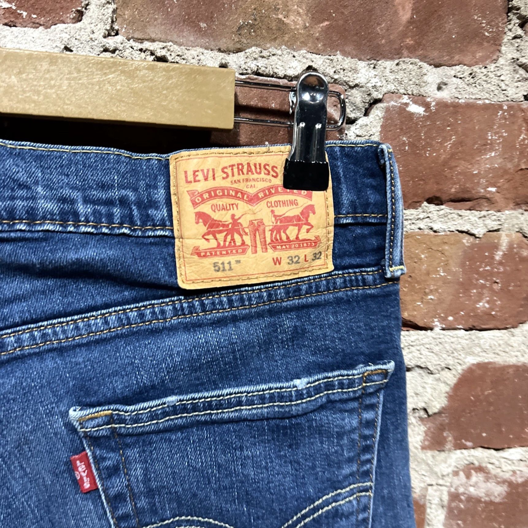 Levi's Levi’s 511 Slim Fit Jeans Men 32x31 Blue Size US 32 / EU 48 - 3 Thumbnail