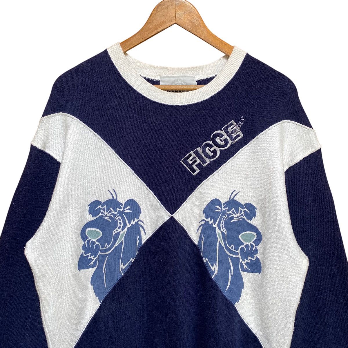 Designer × Vintage × Yoshiyuki Konishi 🔥 FICCE UOMO by YOSHIYUKI KONOSHI HANNA BARBERA SWEATSHIRT Size US L / EU 52-54 / 3 - 2 Thumbnail